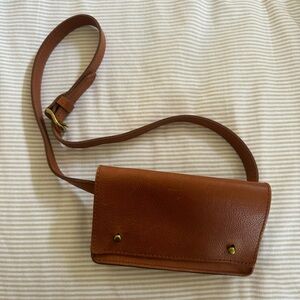 Madewell Leather Belt Bag | size small
